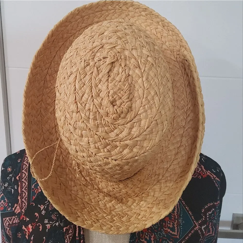 Helen Kaminski Ruffia Curved Rim Hat - Picture 4 of 9
